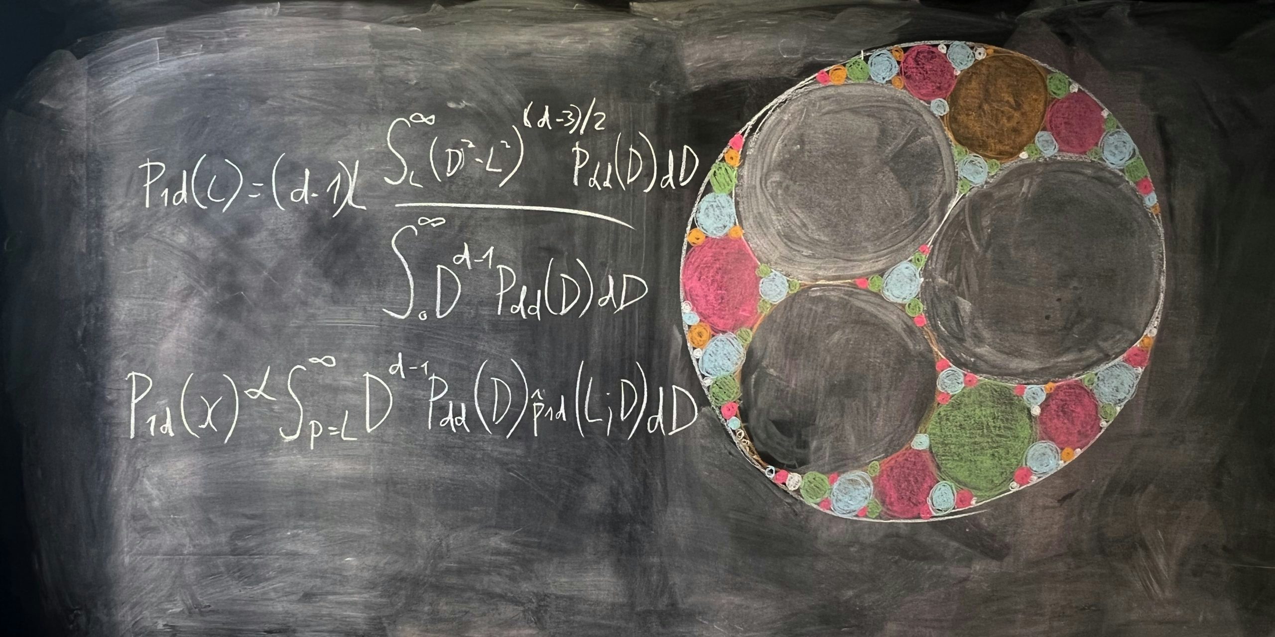 Blackboard - Ever-shrinking spheres