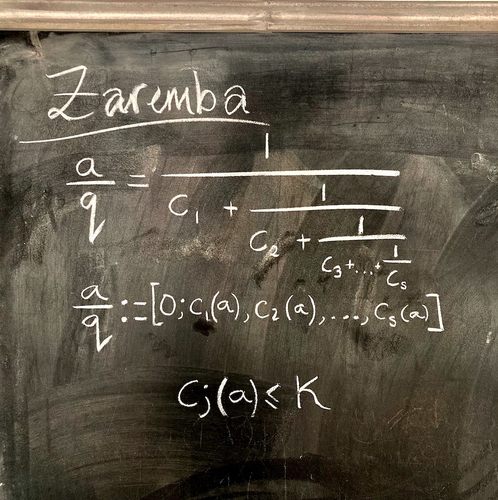 A new bound concerning Zaremba’s conjecture