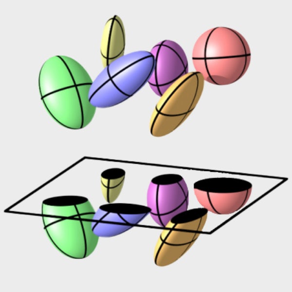 Reconstructing grain-shape statistics from electron back-scatter diffraction microscopy